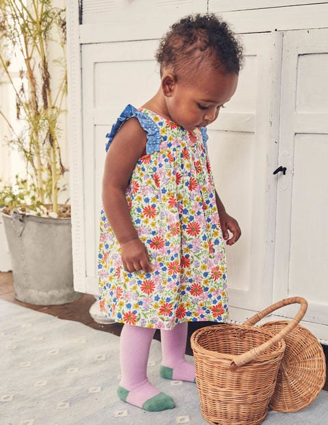Floral Woven Dress - Multi Jolly Floral Floral Woven Dress - Multi Jolly Floral