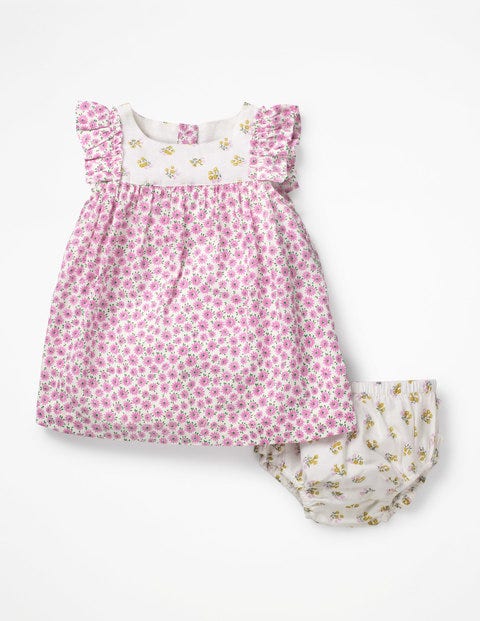 Floral Woven Dress - Lilac Pink Blossom Floral Woven Dress - Lilac Pink Blossom