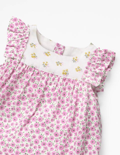 Floral Woven Dress - Lilac Pink Blossom Floral Woven Dress - Lilac Pink Blossom