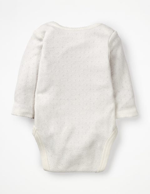 Supersoft Pointelle Bodysuit - Ivory Supersoft Pointelle Bodysuit - Ivory