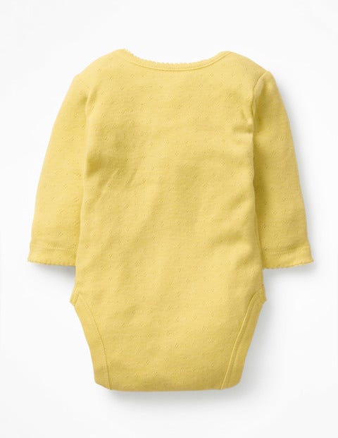 Supersoft Pointelle Body - Buttercup Yellow Supersoft Pointelle Body - Buttercup Yellow