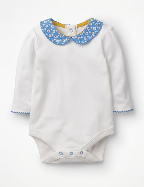 Supersoft Collared Body - Ivory Daisy Dot Supersoft Collared Body - Ivory Daisy Dot