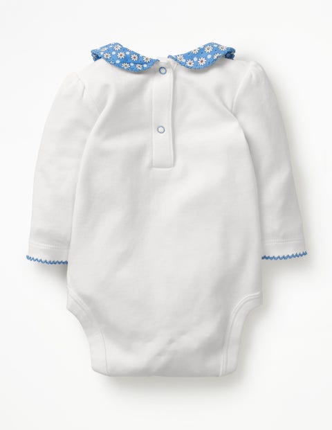 Supersoft Collared Body - Ivory Daisy Dot Supersoft Collared Body - Ivory Daisy Dot
