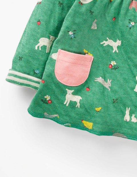 T-Shirt Réversible À Motif Ferme - Ferme vert jungle T-Shirt Réversible À Motif Ferme - Ferme vert jungle