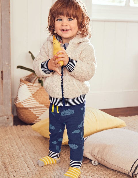 Fun Reversible Trousers - College Blue Clouds Fun Reversible Trousers - College Blue Clouds