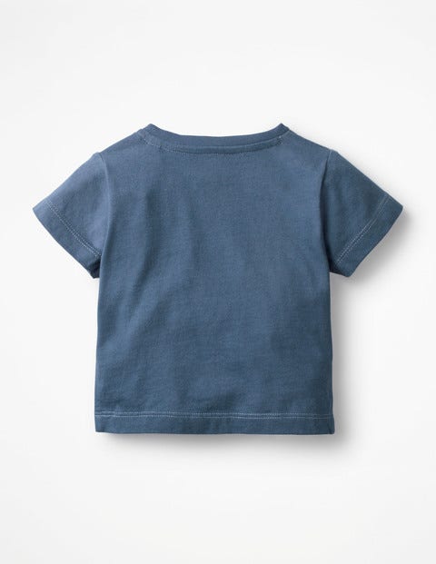 Fun Printed T-shirt - Lagoon Blue Apples Fun Printed T-shirt - Lagoon Blue Apples