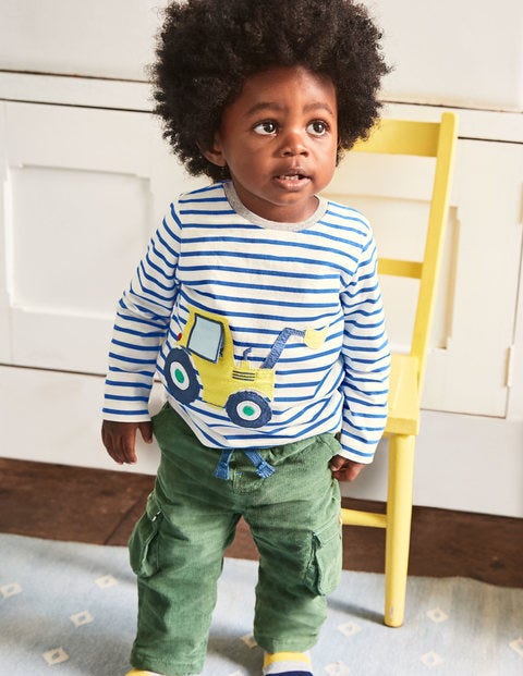 Big Appliqué T-Shirt - Ivory/Duke Blue Digger Big Appliqué T-Shirt - Ivory/Duke Blue Digger