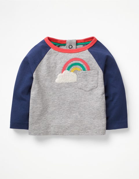Wonderful Weather T-Shirt - Grey Marl Rainbow Wonderful Weather T-Shirt - Grey Marl Rainbow