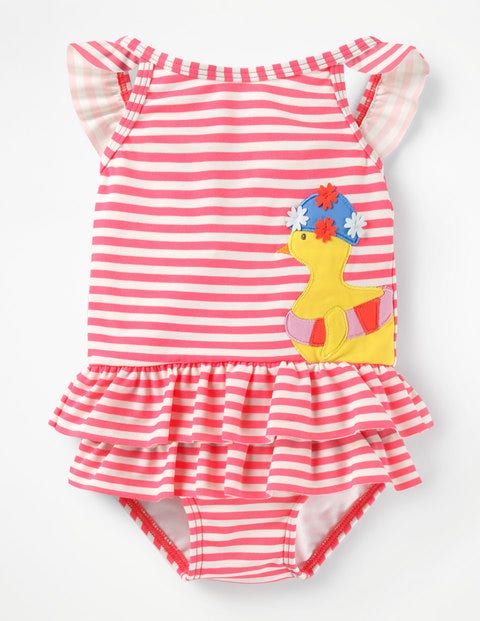 Pretty Frill Swimsuit - Brush Pink/Ivory Chick Pretty Frill Swimsuit - Brush Pink/Ivory Chick