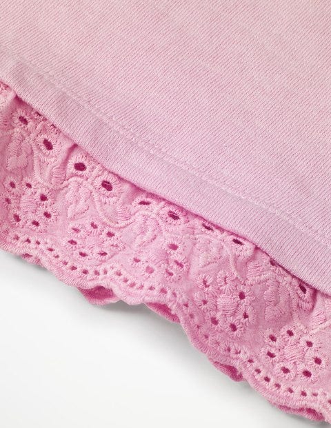 Frilly Broderie Sweatshirt - Parasol Pink Frilly Broderie Sweatshirt - Parasol Pink
