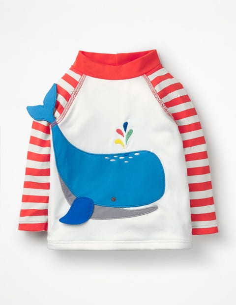 Fun Rash Guard - Ivory Whale Fun Rash Guard - Ivory Whale