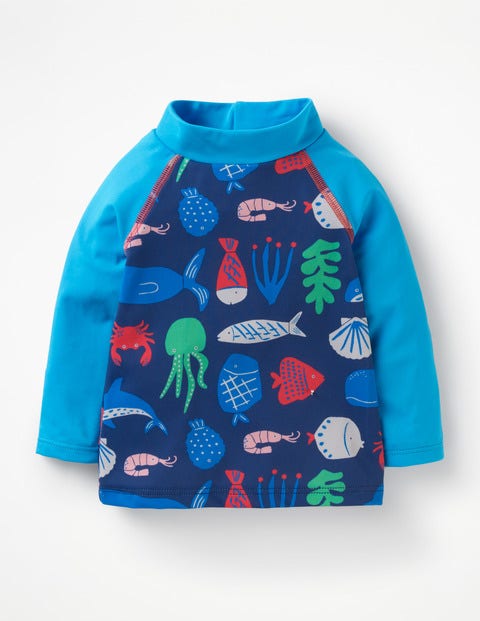 Fun Rash Guard - Multi Deep Sea Fun Rash Guard - Multi Deep Sea