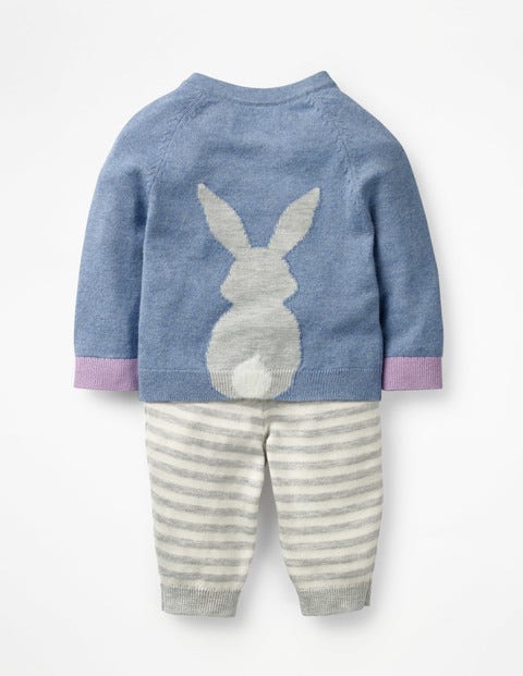 Bunny Knitted Play Set - Wren Blue Bunny Bunny Knitted Play Set - Wren Blue Bunny