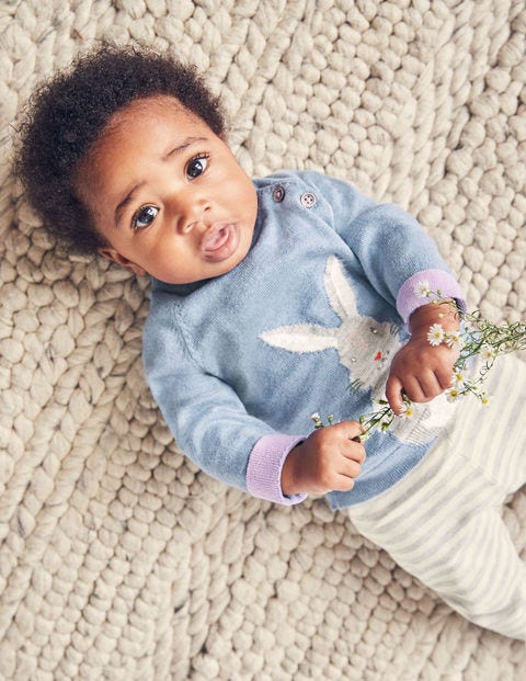 Bunny Knitted Play Set - Wren Blue Bunny Bunny Knitted Play Set - Wren Blue Bunny