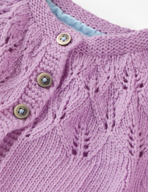 Cosy Cardigan - Delphinium Purple Cosy Cardigan - Delphinium Purple