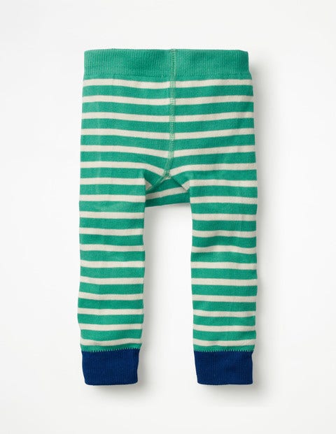 Knitted Leggings - Jungle Green/Ecru Knitted Leggings - Jungle Green/Ecru