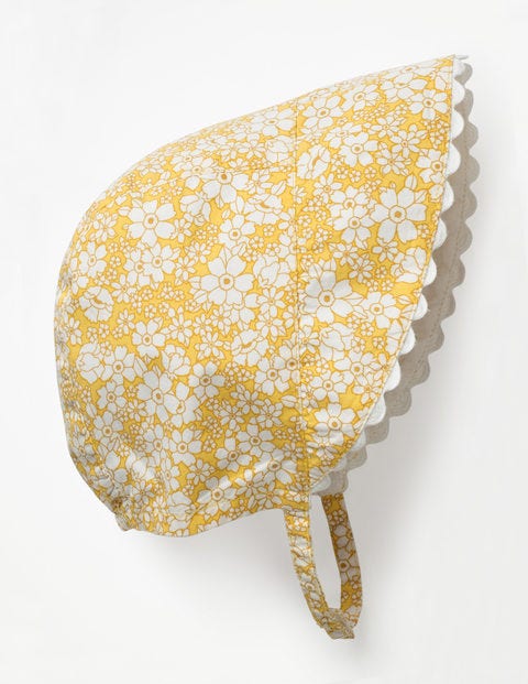Woven Bonnet - Sunshine Yellow Woven Bonnet - Sunshine Yellow