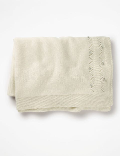Cosy Cashmere Blanket - Ecru Marl Cosy Cashmere Blanket - Ecru Marl