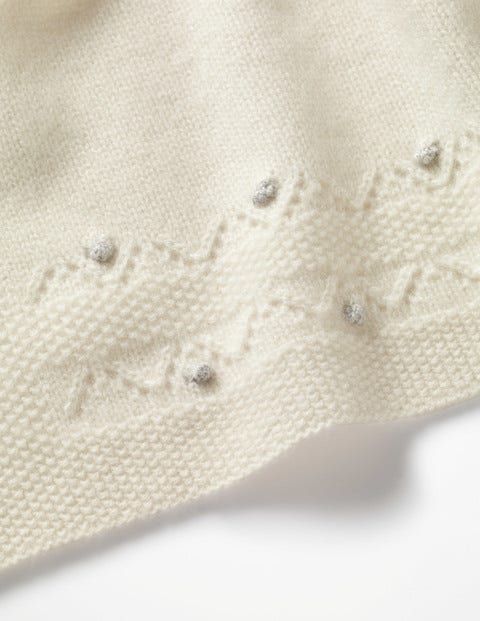 Cosy Cashmere Blanket - Ecru Marl Cosy Cashmere Blanket - Ecru Marl
