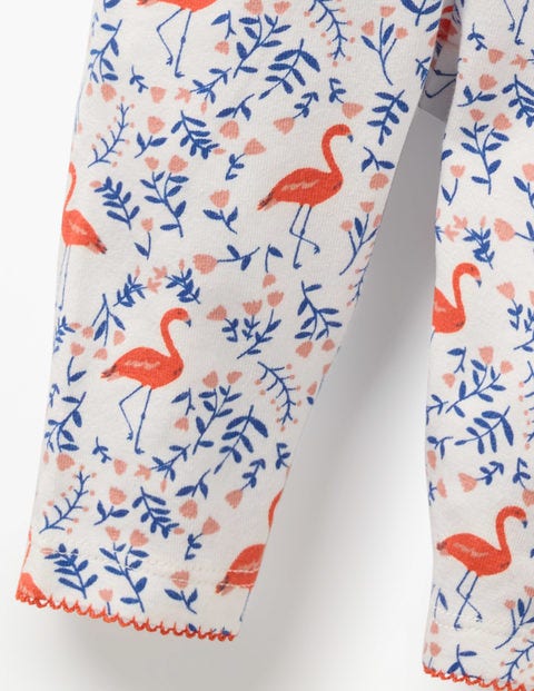 Baby Leggings - Multi Flamingo Floral Baby Leggings - Multi Flamingo Floral