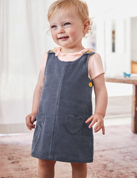 Pocket Cord Dress - Violet Grey Pocket Cord Dress - Violet Grey
