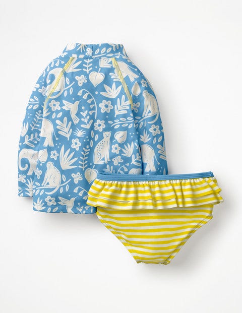 Rash Vest And Pant Set - Warm Blue Indian Garden Rash Vest And Pant Set - Warm Blue Indian Garden