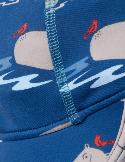 Fun Swim Hat - Lake Blue Baby Hippos Fun Swim Hat - Lake Blue Baby Hippos