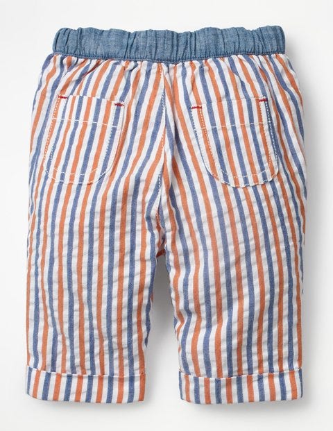 Pull-On Summer Trousers - Multi Ticking Pull-On Summer Trousers - Multi Ticking