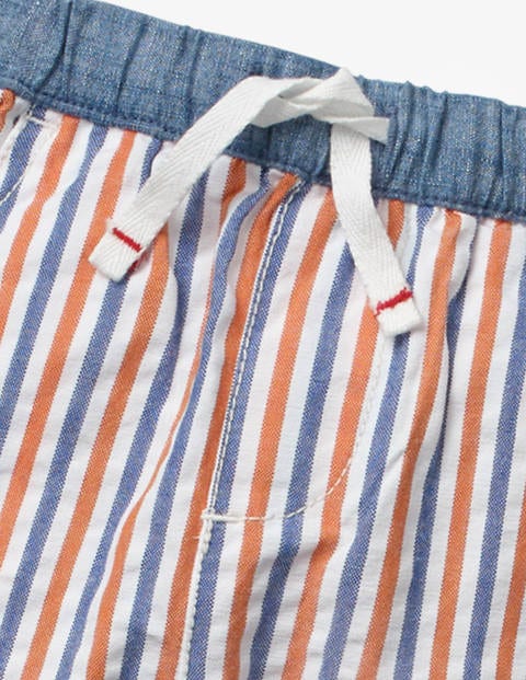 Pull-On Summer Trousers - Multi Ticking Pull-On Summer Trousers - Multi Ticking