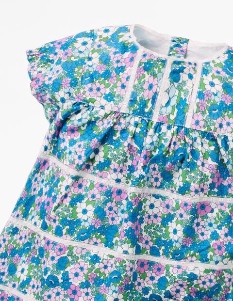 Nostalgic Tiered Woven Dress - Lilac Pink Forget-Me-Not Nostalgic Tiered Woven Dress - Lilac Pink Forget-Me-Not