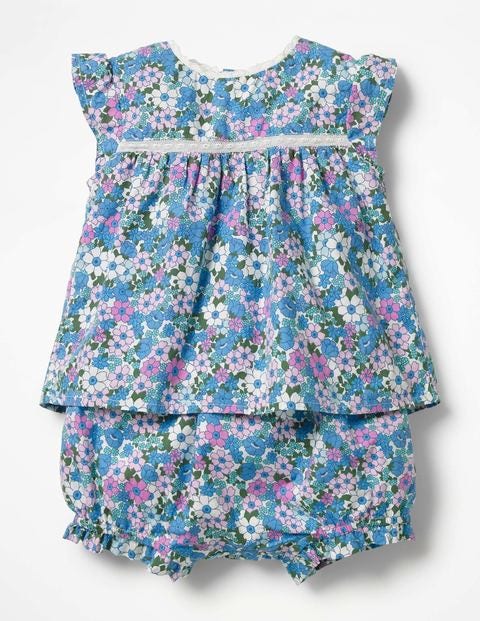 Ensemble Tissé À Motif Sunny Days - Myosotis rose lilas Ensemble Tissé À Motif Sunny Days - Myosotis rose lilas