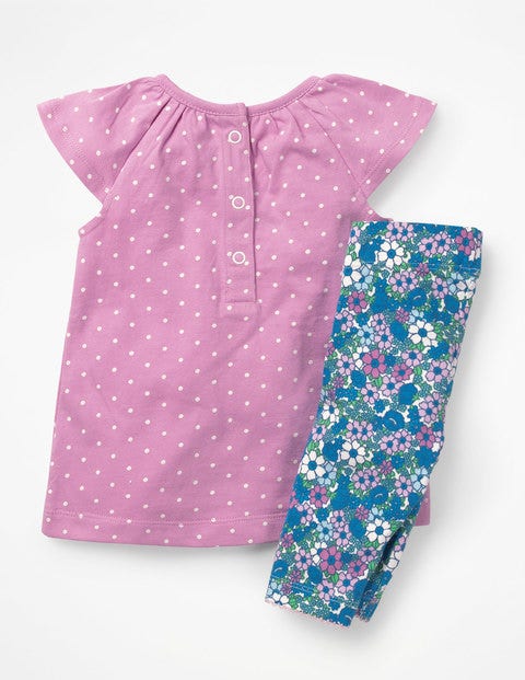 Kleid-Set Mit Großer Tierapplikation - Sonnenschirmrosa, Koalas Kleid-Set Mit Großer Tierapplikation - Sonnenschirmrosa, Koalas