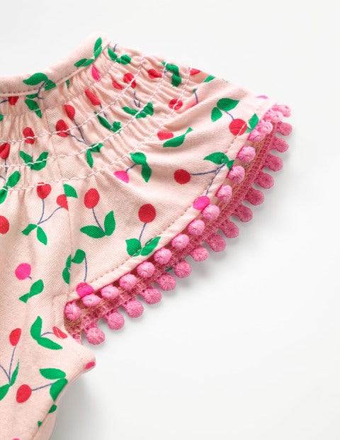 Strampler Mit Kirsche - Parisrosa, Kirschen Strampler Mit Kirsche - Parisrosa, Kirschen