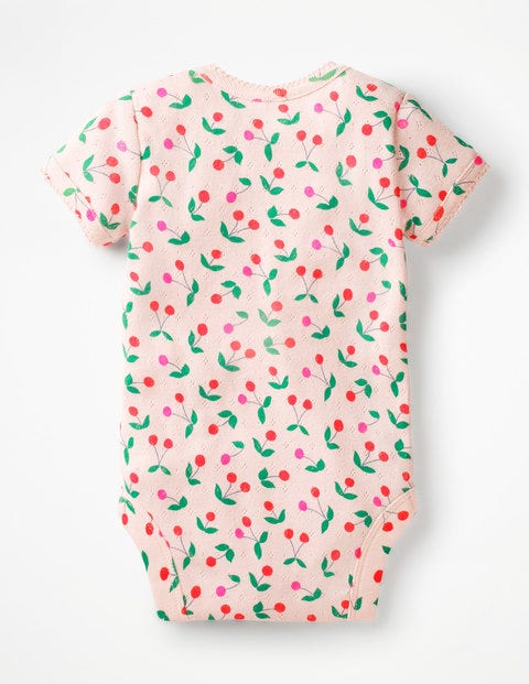 Sweet Pointelle Body - Parisian Pink Cherries Sweet Pointelle Body - Parisian Pink Cherries