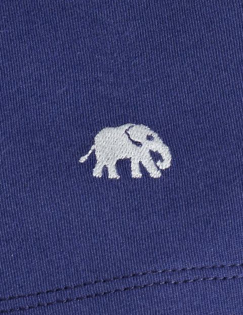 Embroidered Polo T-Shirt - Shale Grey Elephant Embroidery Embroidered Polo T-Shirt - Shale Grey Elephant Embroidery