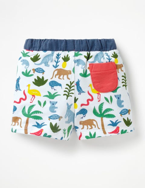 Fun Jersey Shorts - Multi Aussie Animals Fun Jersey Shorts - Multi Aussie Animals
