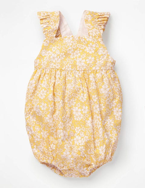 Frilly Bubble Romper - Mimosa Forget-Me-Not Frilly Bubble Romper - Mimosa Forget-Me-Not