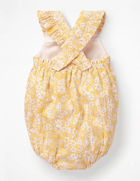 Frilly Bubble Romper - Mimosa Forget-Me-Not Frilly Bubble Romper - Mimosa Forget-Me-Not
