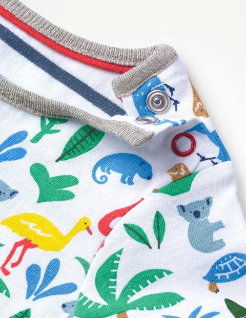Animal Jersey Romper - Multi Aussie Animals Animal Jersey Romper - Multi Aussie Animals