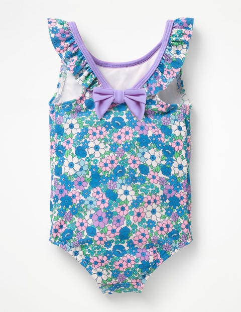 Bow Detail Swimsuit - Parasol Pink Forget- Me- Not Bow Detail Swimsuit - Parasol Pink Forget- Me- Not