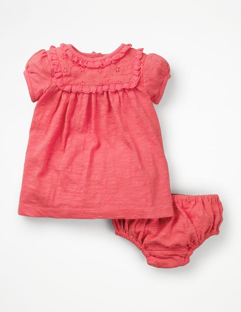 Broderie Summer Dress - Rosette Pink Broderie Summer Dress - Rosette Pink