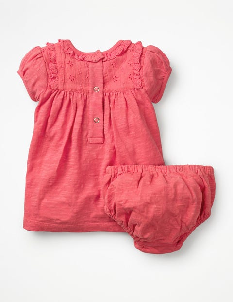 Broderie Summer Dress - Rosette Pink Broderie Summer Dress - Rosette Pink
