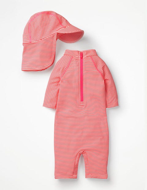Surfset Mit Dschungelmotiv - Sonnenuntergangsrot/Naturweiß, Elefant Surfset Mit Dschungelmotiv - Sonnenuntergangsrot/Naturweiß, Elefant