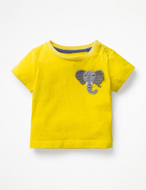 Crochet Friends T-shirt - Sweetcorn Yellow Elephant Crochet Friends T-shirt - Sweetcorn Yellow Elephant