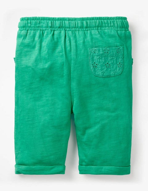 Slub Jersey Trousers - Jungle Green Slub Jersey Trousers - Jungle Green