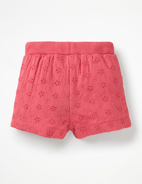 Woven Broderie Shorts - Rosette Pink Woven Broderie Shorts - Rosette Pink