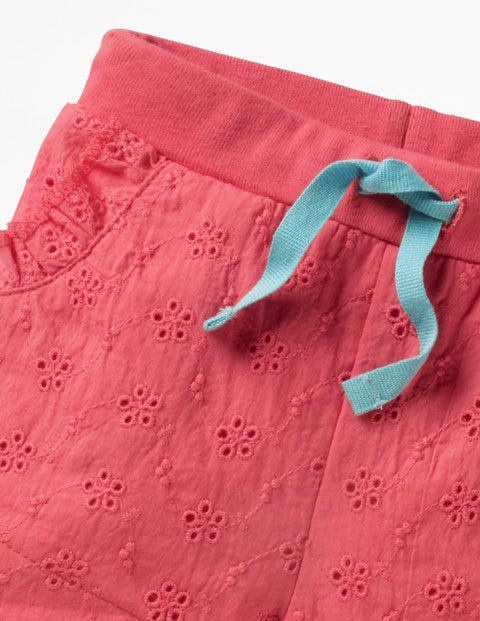 Woven Broderie Shorts - Rosette Pink Woven Broderie Shorts - Rosette Pink