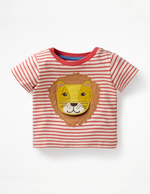 Animal Adventures T-Shirt - White/Jam Red Lion Animal Adventures T-Shirt - White/Jam Red Lion