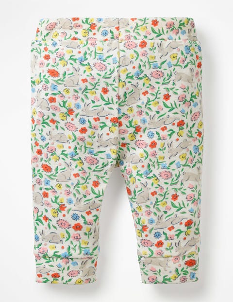 Pretty Ribbed Leggings - Multi Wild Bunnies Pretty Ribbed Leggings - Multi Wild Bunnies