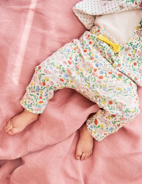 Printed Ribbed Leggings - Multi Wild Bunnies Printed Ribbed Leggings - Multi Wild Bunnies